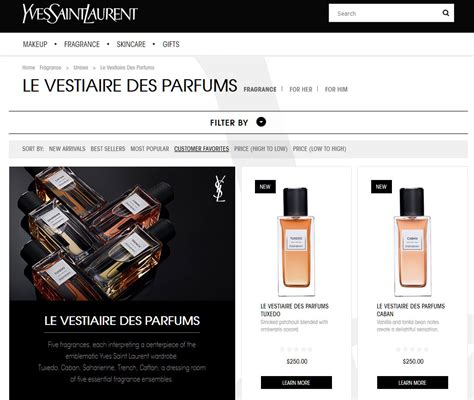 yves saint laurent foxtown|st laurent website.